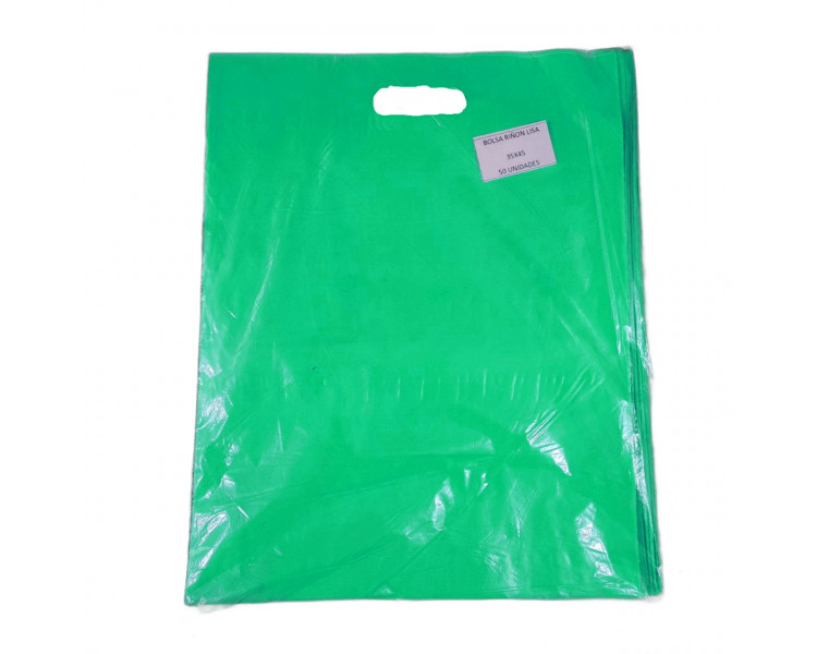 BOLSA TROQUEL AD ECO LISA 35X45 VERDE (X50) BOLSA TROQUEL AD ECO LISA 35X45 VERDE (X50)