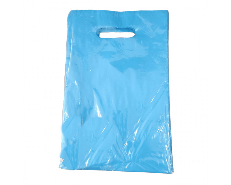 BOLSA TROQUEL AD ECO LISA 35X45 CELESTE (X50)