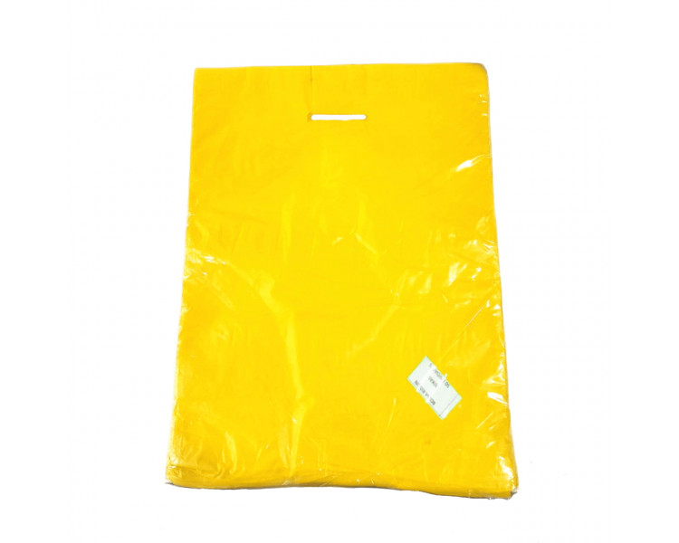BOLSA TROQUEL AD ECO LISA 30X40 AMARILLA (X50)