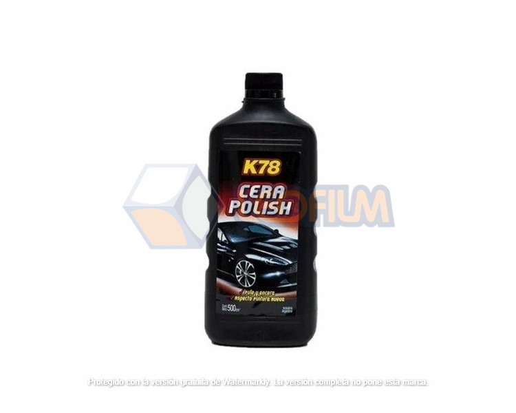 K78 POLISH WAX - CERA PULIDORA 600 ML.