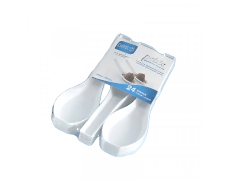 CUCHARA DEGUSTACION PETITE BLANCA DARNEL (X24U.)