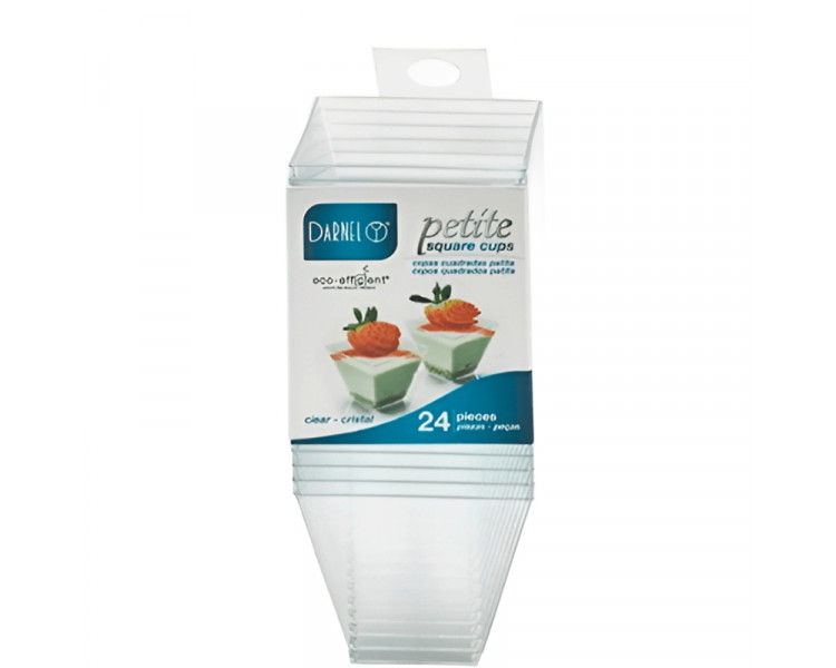 COPA CUADRADA PETITE CRISTAL DARNEL (X24U.)