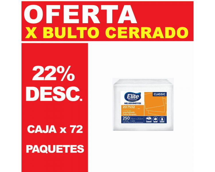 SERV."ELITE"INTERC.SH 250H 10X21X PAQ- 6523/207532 [OFx72]