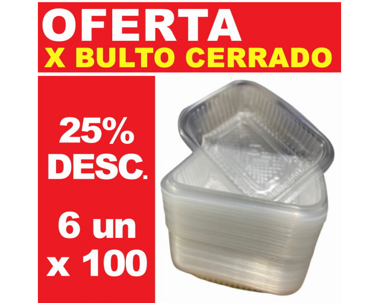 BANDEJA PP 103 BLANCA WORK (X100) - 12-PSB127 [OFx6]
