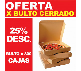 CAJA PIZZA MICRO M/M GRANDE 32X32X4 (X1) - P32 [OFx300]