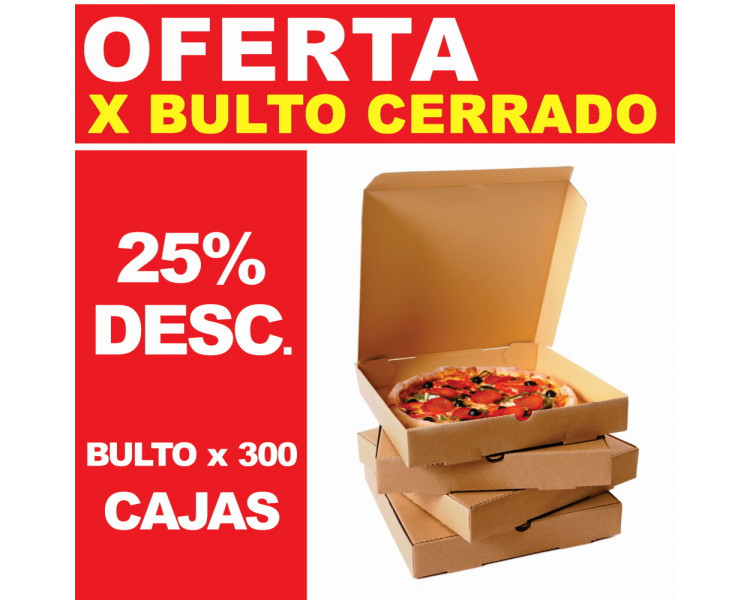 CAJA PIZZA MICRO M/M GRANDE 32X32X4 (X1) - P32 [OFx300]