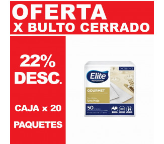 SERVILLETAS "ELITE" PRO 24X24 DH (X100) - 6534 [OFx20]