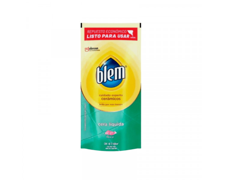 CERA LIQ. BLEM EMBELLECE CERAMICOS FLORAL DP X400ML