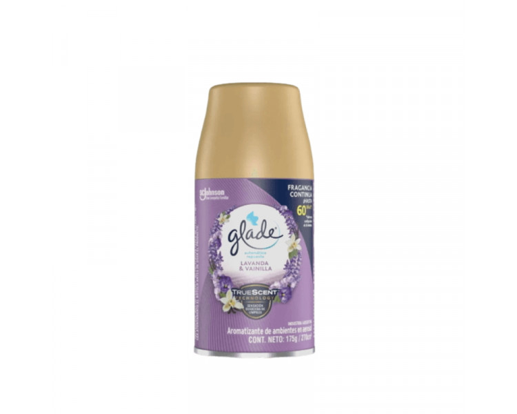 AROMATIZADOR GLADE REPUESTO LAVANDA Y VAINILLA (XU.) AROMATIZADOR GLADE REPUESTO LAVANDA Y VAINILLA (XU.)