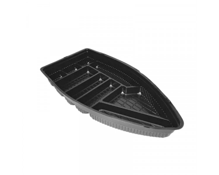 BANDEJA NEGRA BARCO BOX 1 PET (X1)