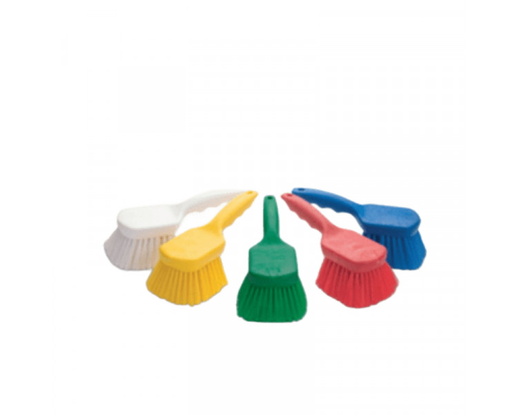 CEPILLO SANITARIO MANO CORTO PBT BLANCO 20CM H53/4002 TH (THM)