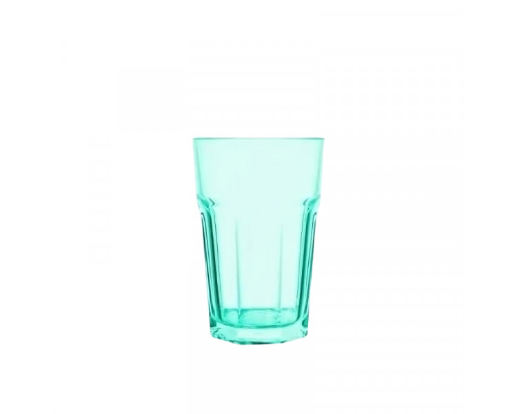 VASO FACETADO PS 350CC VERDE (X1)