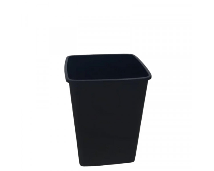 CESTO RECT.SIN TAPA X 13 LTS.NEGRO ( THM )