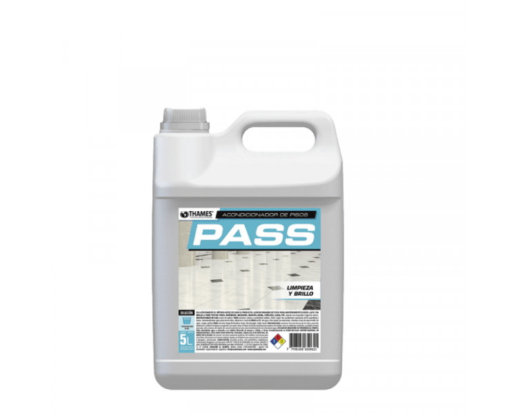 ACONDICIONADOR P/PISOS PASS X 5LTS.(THM)