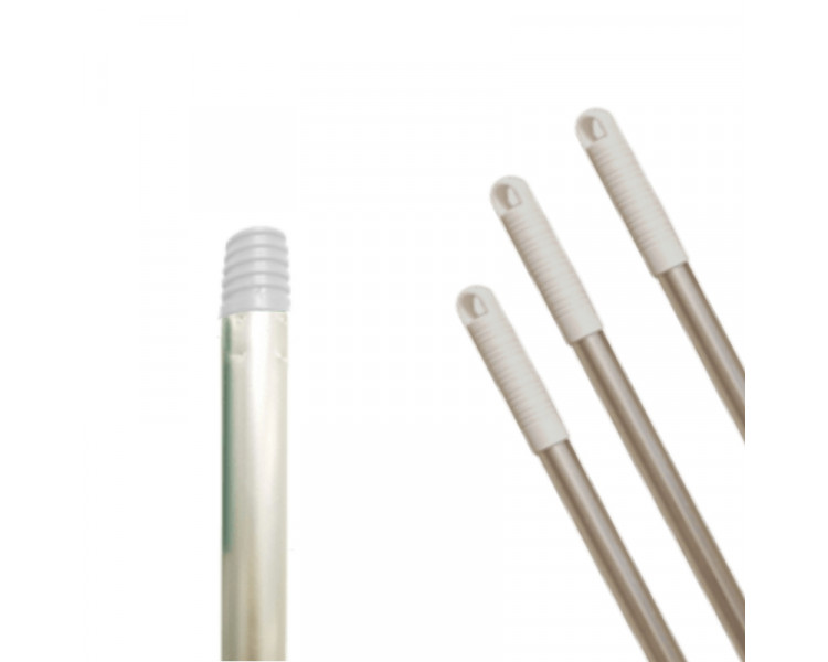 CABO ALUMINIO 150CM. C/ROSCA Y GRIP BLANCO ( THM )