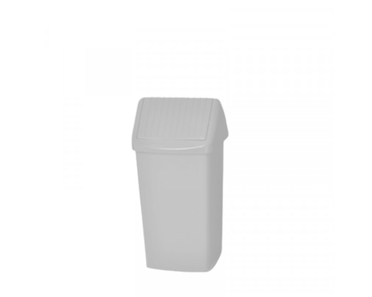 CESTO C/TAPA VAI VEN RECT. X 10 LTS.BLANCO (THM)