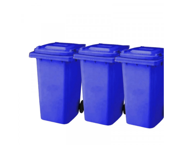 CONTENEDOR OSO 240 LTS.C/TAPA REF.INYECT.AZUL