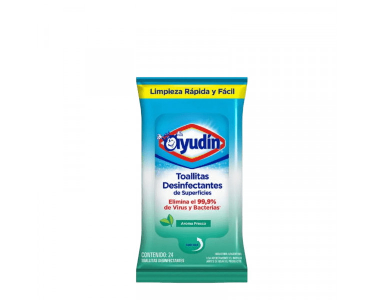 TOALLITA DESINF. AYUDIN FLOW PACK X24U.