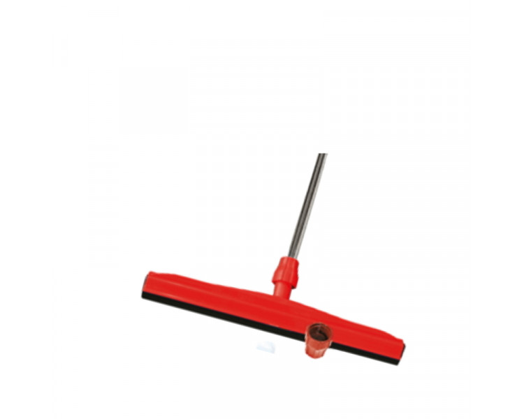 SECADOR PISO SANIT.PVC DOBLE GOMA ROJO X 50CM.C/ABRAZ.