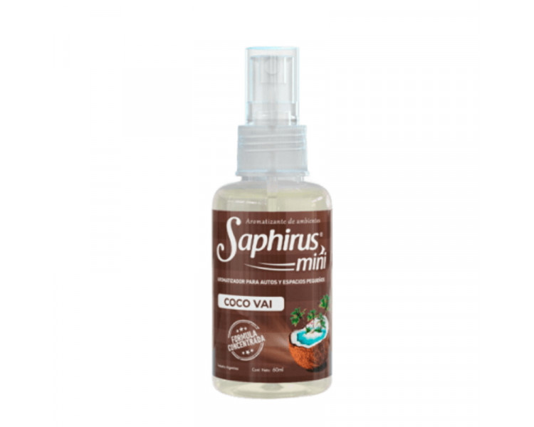 AROMATIZADOR MINI SAPHIRUS COCO VAI X 60ML - 464