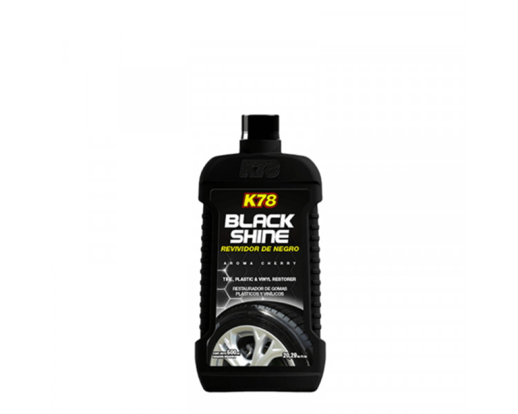 K78 REVIVIDOR BLACK SHINE-GOMAS Y PLASTICOS 500CC - 577