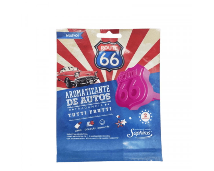 RUTA 66 SAPHIRUS TUTTI FRUTTI X2U. - 486
