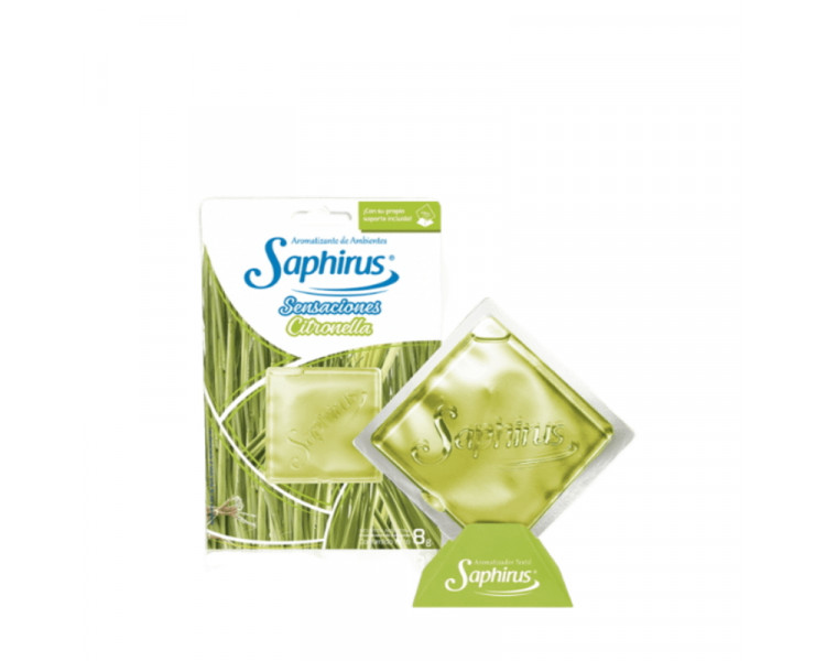 AROMATIZANTE SAPHIRUS SENSACIONES P/AMBIENTES CITRONELLA 8GRS. - 492