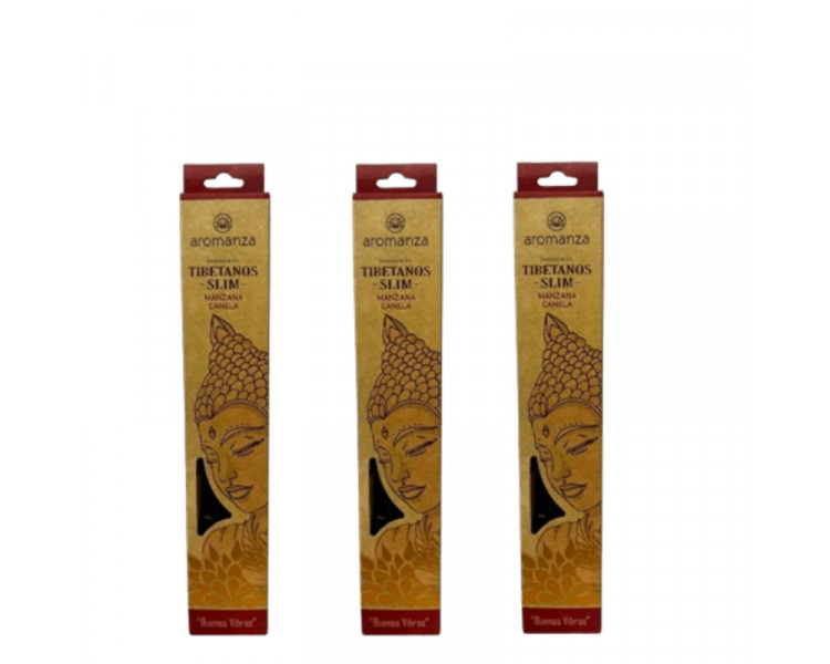 SAHUMERIO TIBETANO SLIM MANZANA CANELA X10U. - 1315