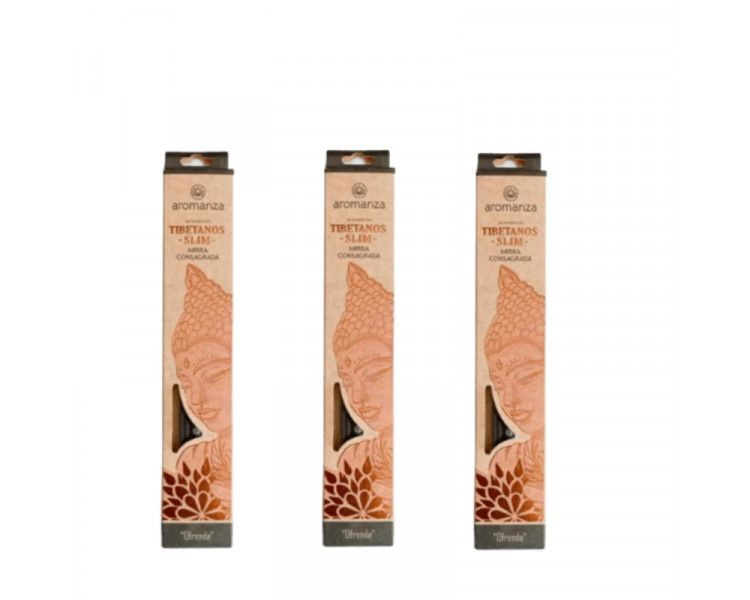 SAHUMERIO TIBETANO SLIM MIRRA CONSAGRADA X10U. - 1315