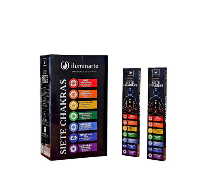 SAHUMERIOS CAJA 7 CHAKRAS X 21 - 1654