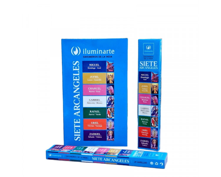 SAHUMERIOS CAJA 7 ARCANGELES X 21 - 1655