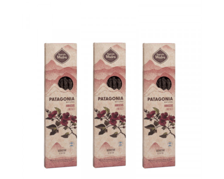 SAHUMERIO SAGRADA MADRE PATAGONIA HIBISCO X6 - 1313
