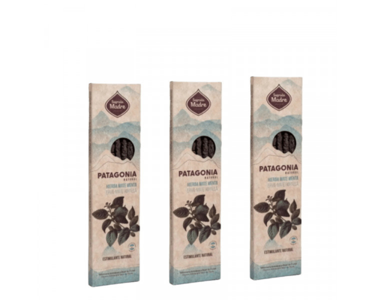 SAHUMERIO SAGRADA MADRE PATAGONIA YERBA MATE X6 - 1313
