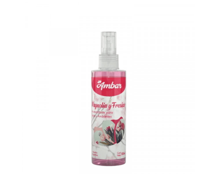 AROMATIZADOR TEXTIL MAGNOLIAS Y FRESIAS AMBAR X 150 ML. - 1214