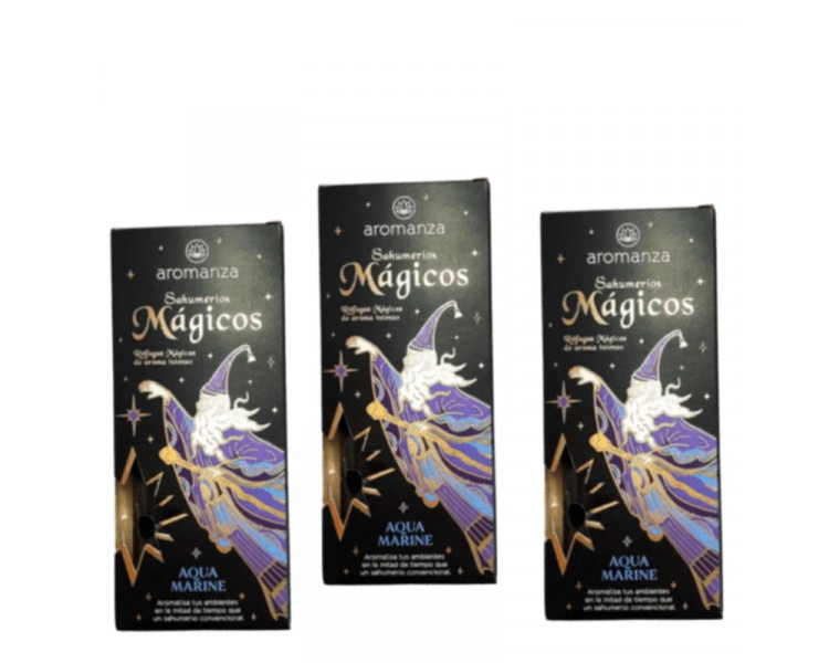 SAHUMERIOS MAGICOS AROMANZA AQUA MARINE X10 - 1296