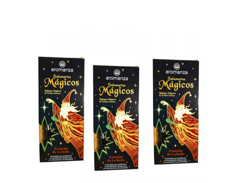 SAHUMERIOS MAGICOS AROMANZA ESENCIA DE LA INDIA X10 - 1296