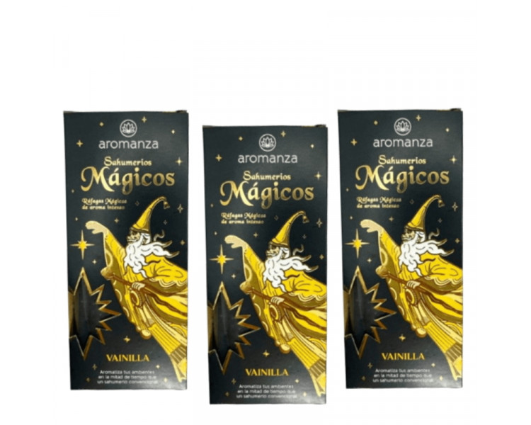 SAHUMERIOS MAGICOS AROMANZA VAINILLA  X10 - 1296