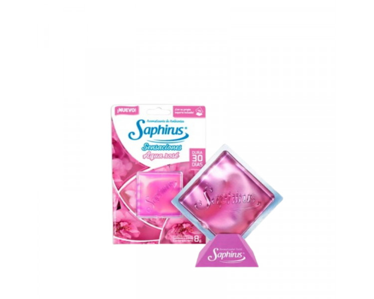 AROMATIZANTE SAPHIRUS SENSACIONES P/AMBIENTES AQUA ROSE 8GRS. - 492
