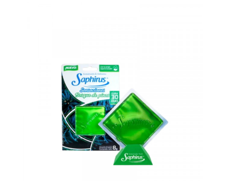 AROMATIZANTE SAPHIRUS SENSACIONES P/AMBIENTES BOSQUE DE PINOS 8GRS.492