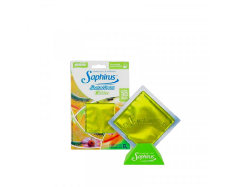 AROMATIZANTE SAPHIRUS SENSACIONES P/AMBIENTES CITRICO 8GRS. - 492