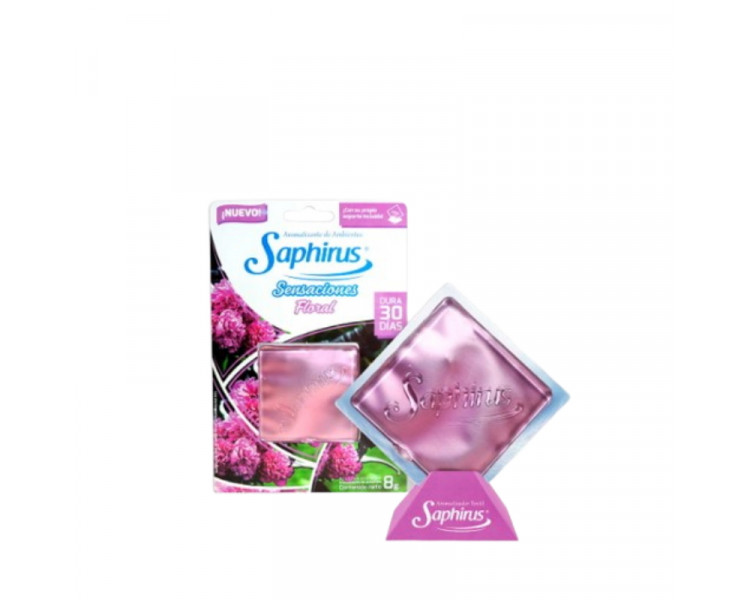 AROMATIZANTE SAPHIRUS SENSACIONES P/AMBIENTES FLORAL 8GRS. - 492