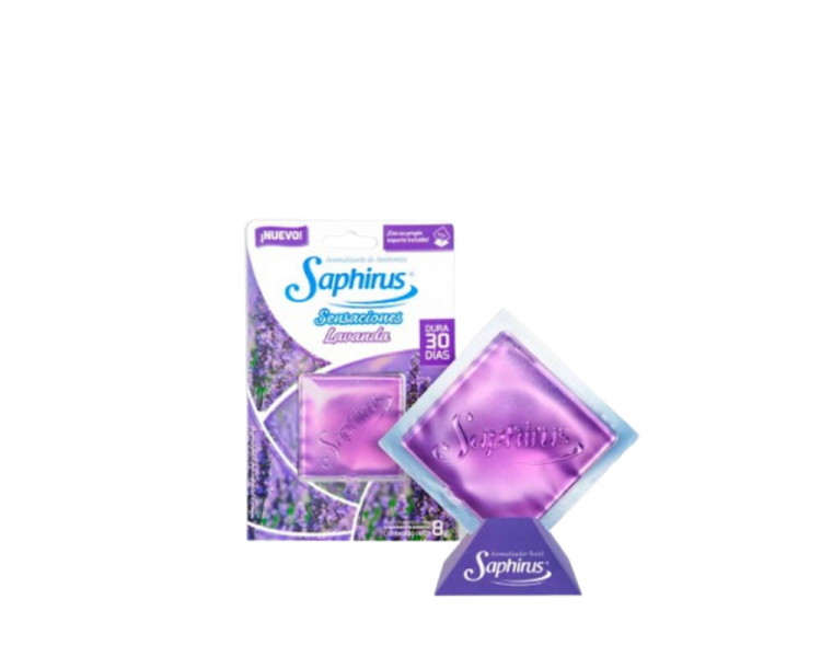AROMATIZANTE SAPHIRUS SENSACIONES P/AMBIENTES LAVANDA 8GRS. - 492