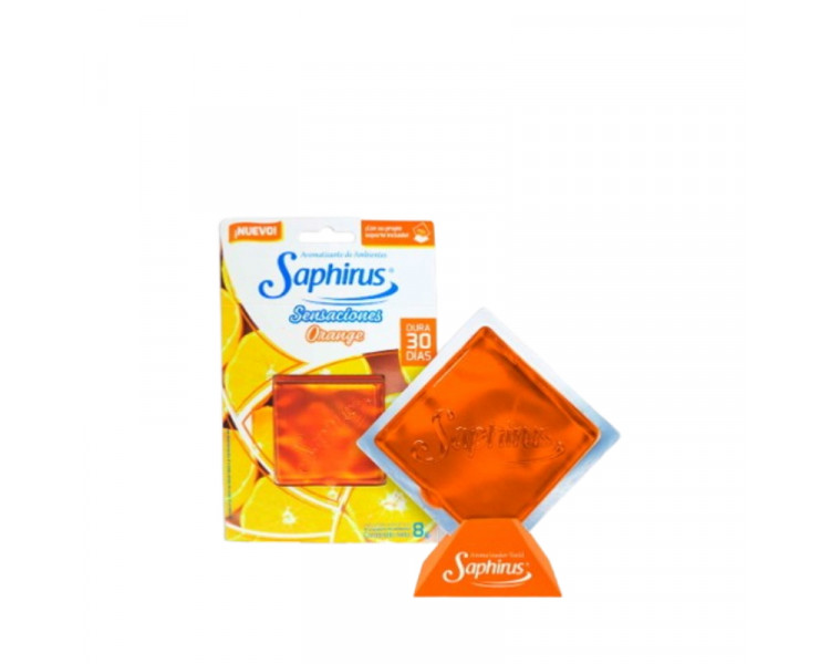 AROMATIZANTE SAPHIRUS SENSACIONES P/AMBIENTES ORANGE 8GRS. - 492