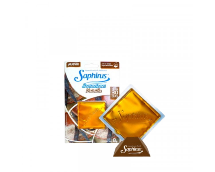 AROMATIZANTE SAPHIRUS SENSACIONES P/AMBIENTES VAINILLA 8GRS. - 492