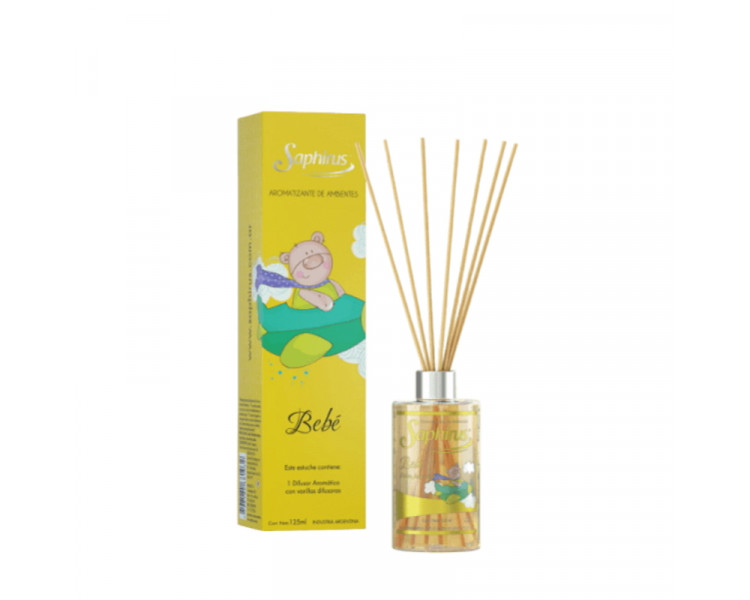 DIFUSORES AROMATICOS BEBE SAPHIRUS X 125ML. - 376