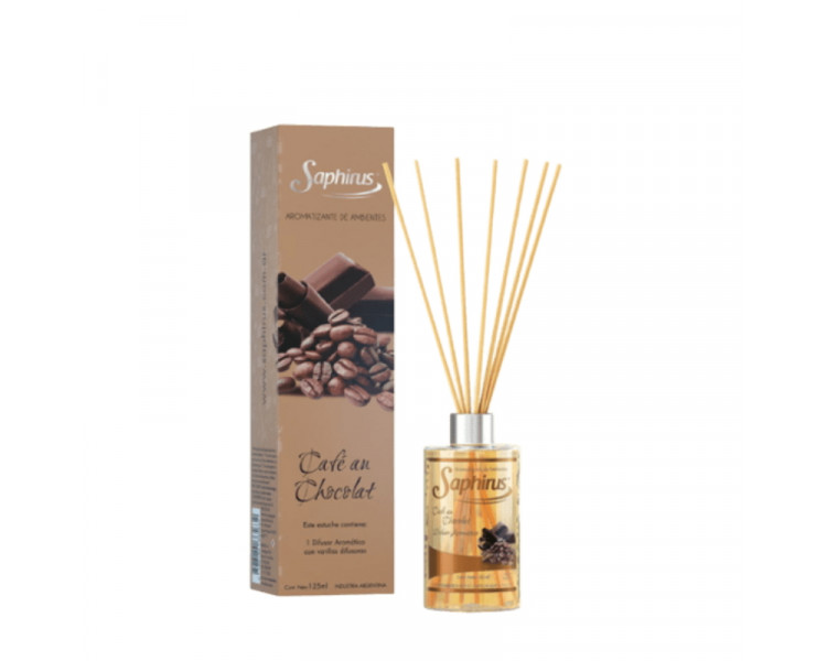 DIFUSORES AROMATICOS CAFE AU CHOCOLAT SAPHIRUS X 125ML. - 376