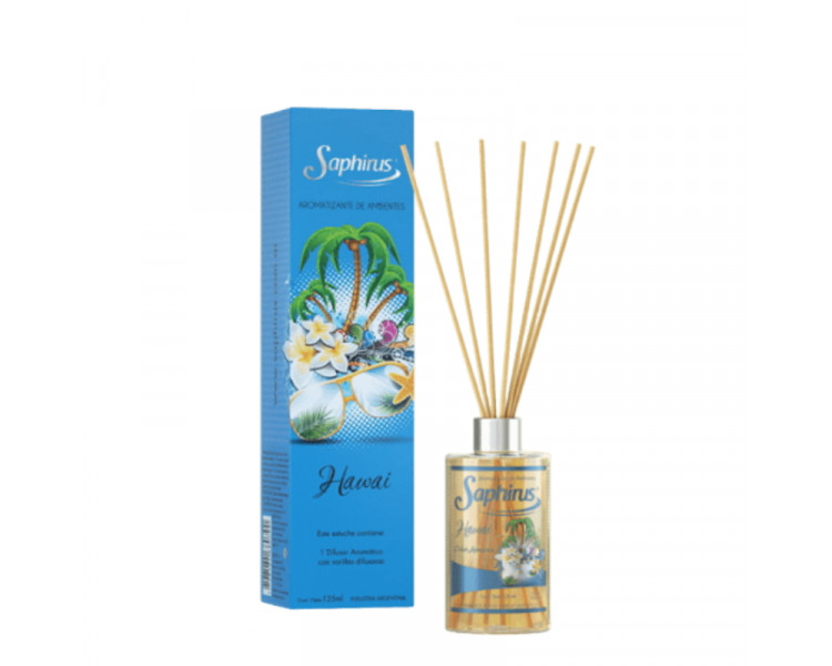 DIFUSORES AROMATICOS HAWAI SAPHIRUS X 125ML. - 376