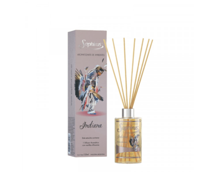 DIFUSORES AROMATICOS INDIANA SAPHIRUS X 125ML. - 376