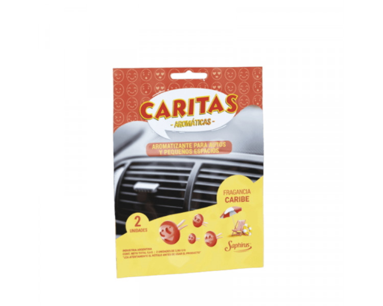 CARITAS EMOJIS AROMATICAS SAPHIRUS CARIBE X 2U. - 814