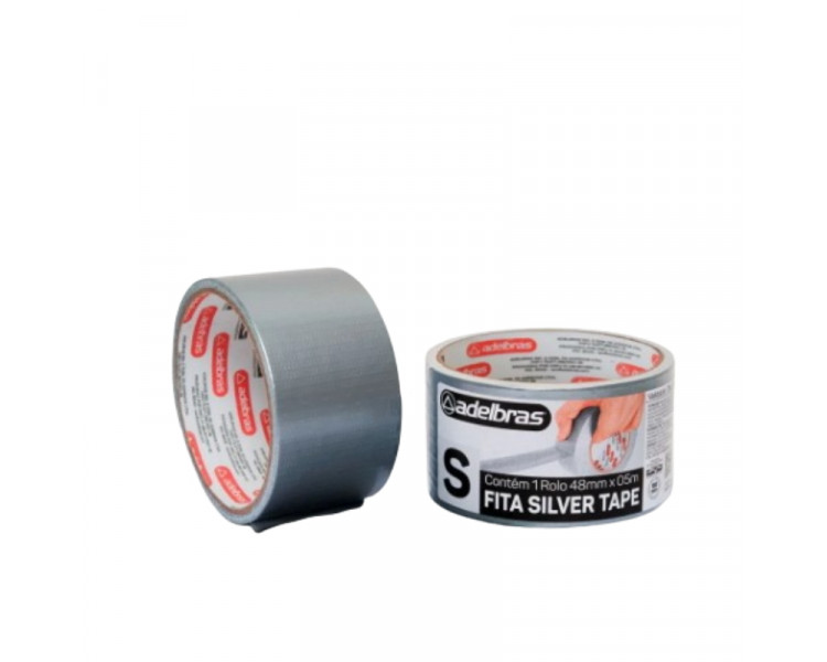 CINTA ADELBRAS SILVER MULTIUSO 48 MM. X 5 MT. - 023849